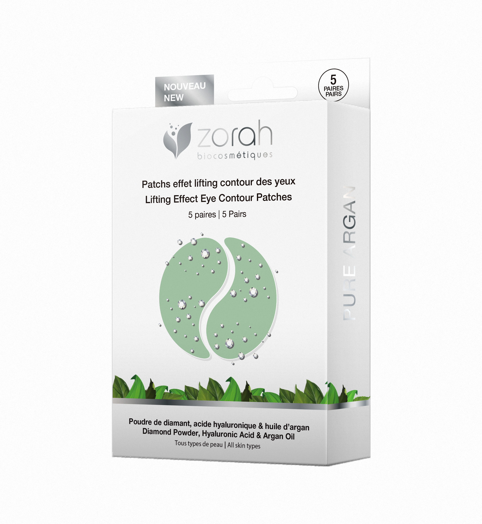 Instant lifting effect eye contour patch - Zorah biocosmétiques