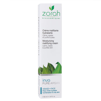 inua | moisturizing and mattifying cream - Zorah biocosmétiques